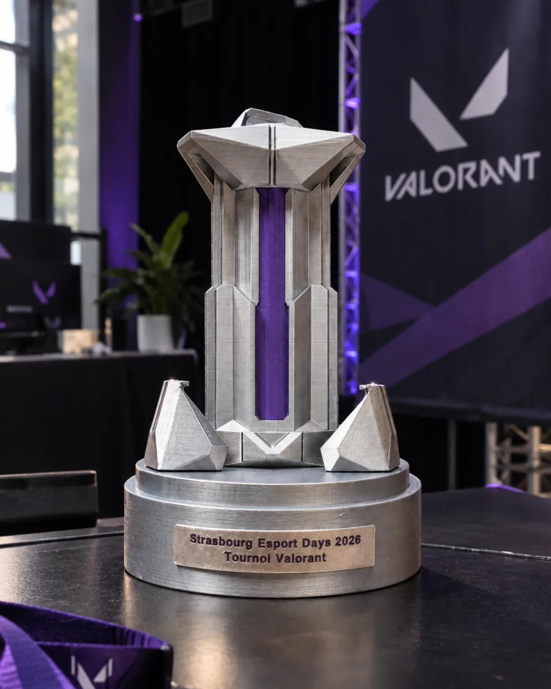 Trophée du tournoi Valorant des Strasbourg Esport Days 2026